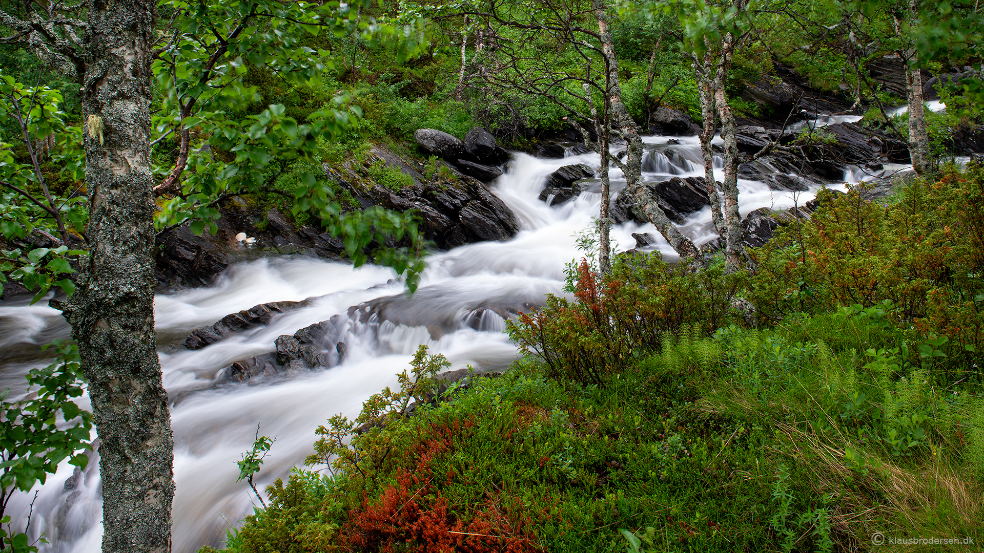 Andersjöåfallet, Funäsdalen, Härjedalen.