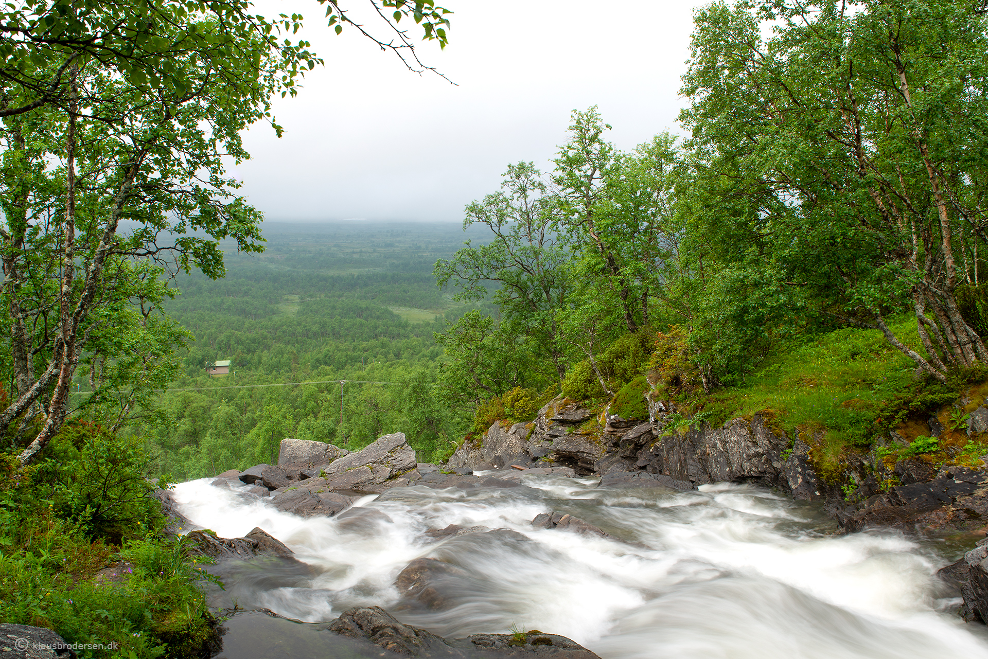Andersjöåfallet, Funäsdalen, Härjedalen.