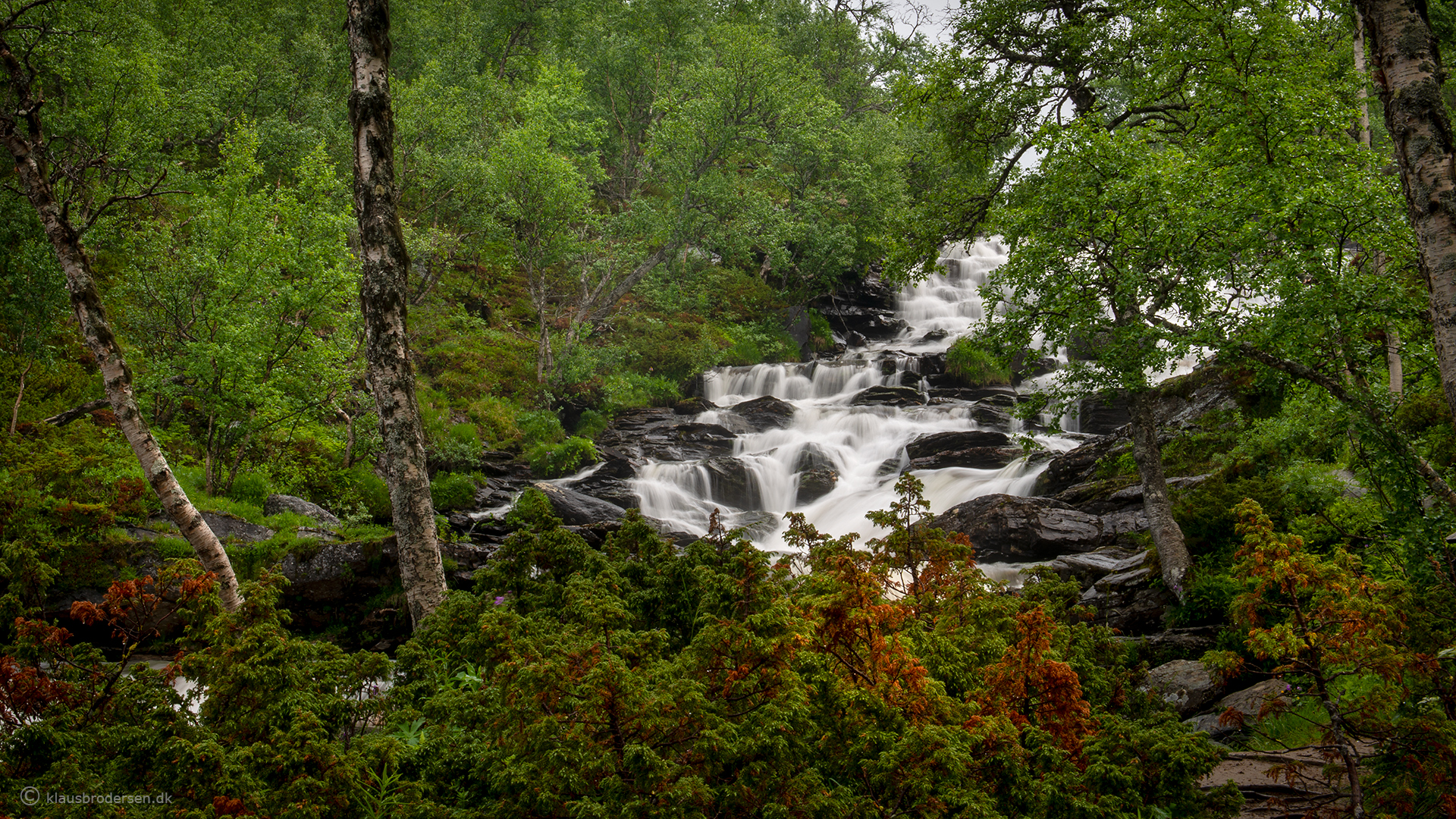 Andersjöåfallet, Funäsdalen, Härjedalen.