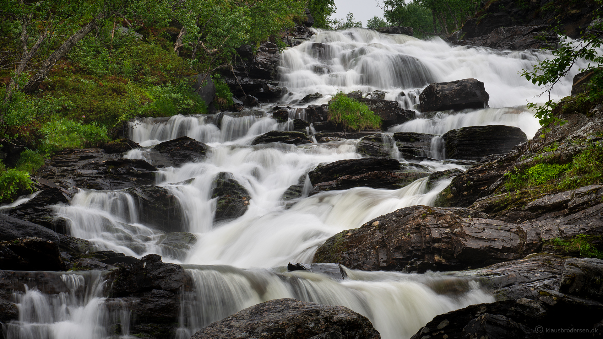 Andersjöåfallet, Funäsdalen, Härjedalen.
