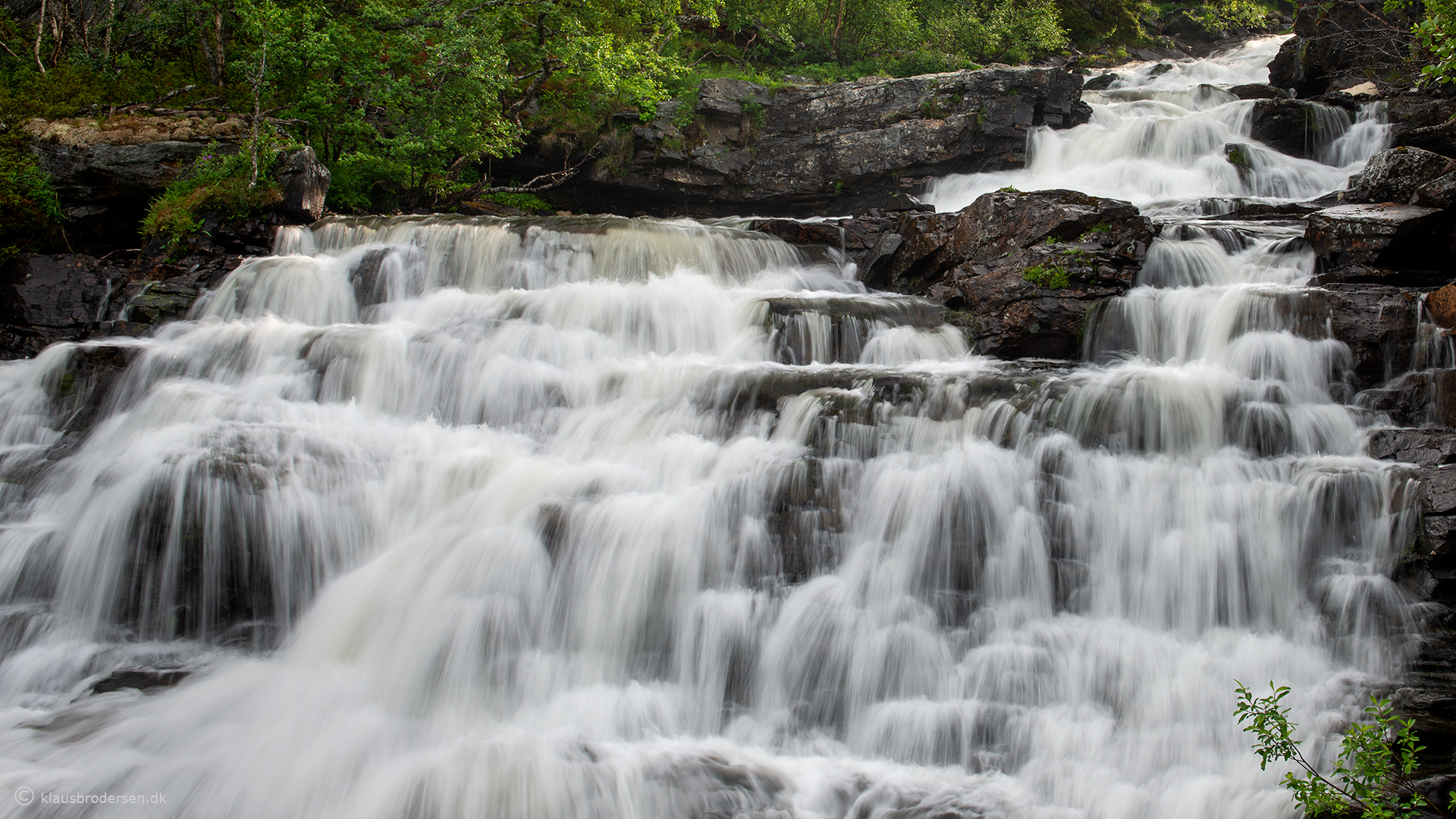 Andersjöåfallet, Funäsdalen, Härjedalen.
